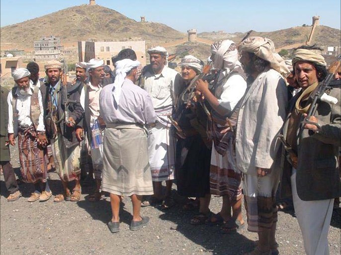 مسلحو القبائل يشكلون جبهة مواجهة ثانية مع الحوثيين بالبيضاء وسط اليمن