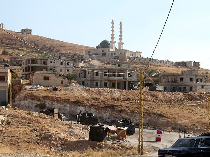 الموسوعة - Lebanese town of Arsal, near the Syrian border, Bekaa Valley, Lebanon, 09 August 2014,
