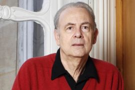 CAPTION ADDITION, ADDS BYLINE IN CAPTION - In this undated photo provided by publisher Gallimard, French novelist Patrick Modiano poses for a photograph. Patrick Modiano of France has won the 2014 Nobel Prize for Literature, it was announced Thursday, Oct. 9, 2014. (AP Photo/Catherine Helie, Gallimard)