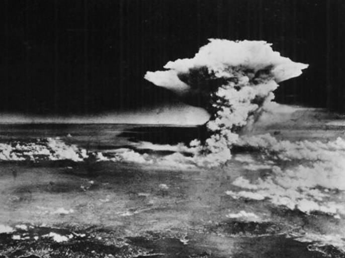 In this handout picture released by the U.S. Army, a mushroom cloud billows about one hour after a nuclear bomb was detonated above Hiroshima, Japan on Aug. 6, 1945. Japanese officials say a 93-year-old Japanese man has become the first person certified as a survivor of both U.S. atomic bombings at the end of World War II. City officials said Tsutomu Yamaguchi had already been a certified "hibakusha," or radiation survivor, of the Aug. 9, 1945, atomic bombing in Nagasaki, but has now been confirmed as surviving the attack on Hiroshima three days earlier as well.