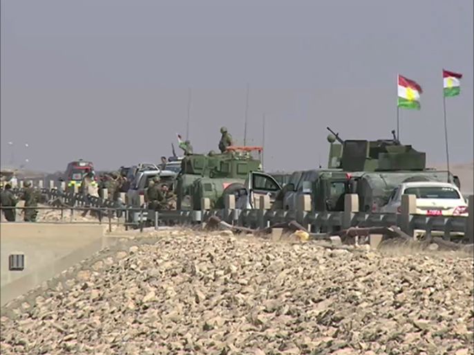 قوات البشمركة تسيطر على سد الموصل وتتجه للغرب