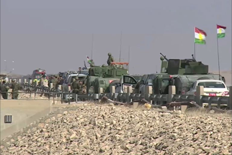 قوات البشمركة تسيطر على سد الموصل وتتجه للغرب