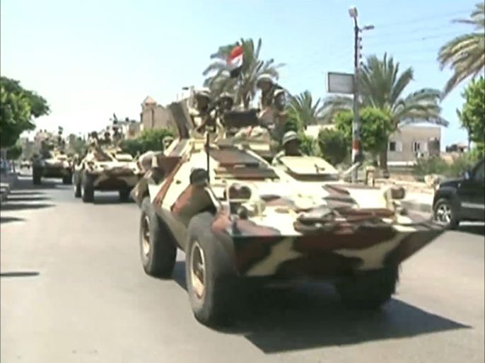 مقتل 31 عسكريا مصريا بهجمات في سيناء