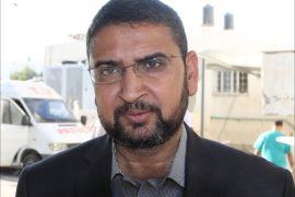 المتحدث باسم حركة المقاومة الإسلامية (حماس) سامي أبو زهري التقطت في 11-12 2013