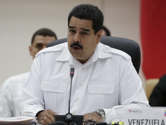 ‪مادورو: دول بأوبك ستجتمع بروسيا لمناقشة هبوط أسعار النفط عالميا‬ (رويترز-أرشيف)