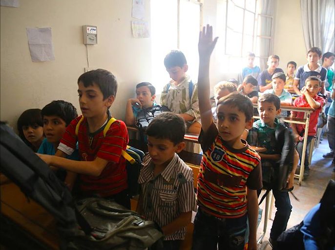 الحرب في سوريا حرمت ثلاثة ملايين طفل من التعليم