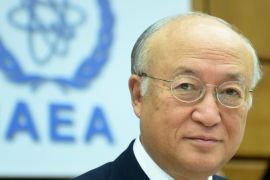 IAEA Director General Yukiya Amano prior to a meeting of the International Atomic Energy Agency (IAEA) Board of Gouvernors in Vienna, 20 November. The IAEA starts a two-day board meeting, as deadline looms on a nuclear deal in talks between world powers and Iran.