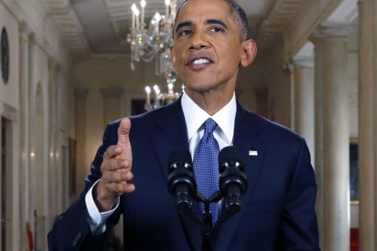 US President Barack Obama announces executive actions on US immigration policy during a nationally televised address from the White House in Washington, DC, USA, 20 November 2014. Obama outlined a plan on 20 November to ease the threat of deportation for about 4.7 million undocumented immigrants.