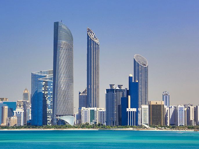 أبو ظبي - United Arab Emirates UAE, Abu Dhabi, City Skyline, Central Market Tower - الموسوعة