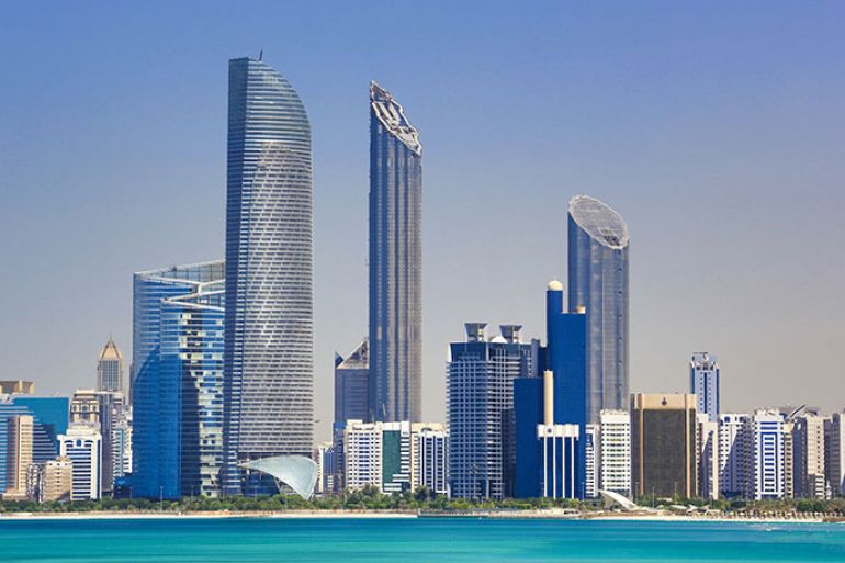 أبو ظبي - United Arab Emirates UAE, Abu Dhabi, City Skyline, Central Market Tower - الموسوعة