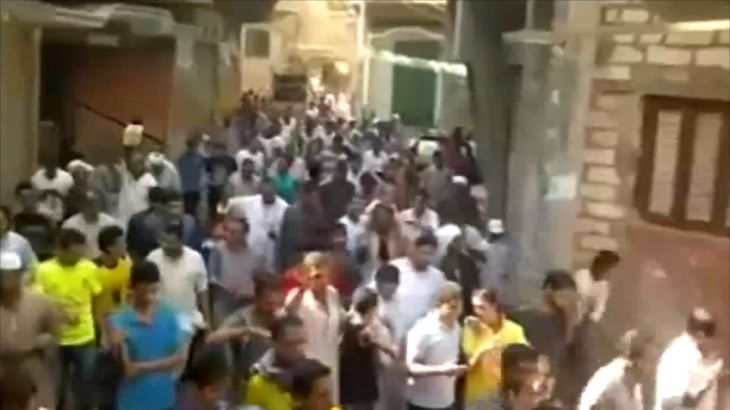 قيام قوات الأمن المصرية بحملة دهم لقرية الميمون