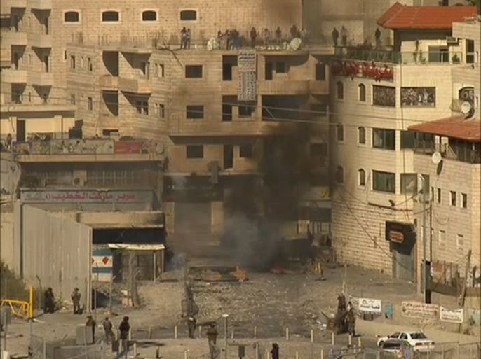 اشتباكات في القدس بين الاحتلال الإسرائيلي ومتظاهرين فلسطنيين