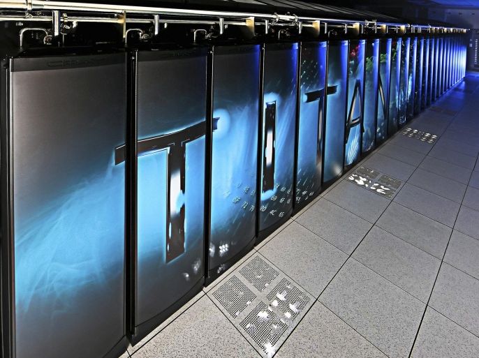 The Oak Ridge National Laboratory's Titan supercomputer, seen here in an undated handout picture, has been named the world's fastest supercomputer in the latest TOP500 computer ranking list. Titan is a Cray XK7 system which achieved 17.59 Petaflops/second (quadrillions of calculations per second) according to the TOP500 listing. Titan unseated Lawrence Livermore National Laboratory's Sequoia supercomputer, which moved into second place.