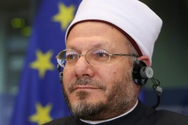 Dr Shawqy Ibrahim Abdul Kareem Allam, the Grand Mufti of Egypt during a discussion at the Committee on Foreign Affairs at the European Parliament in Brussels, Belgium, 08 September 2014.