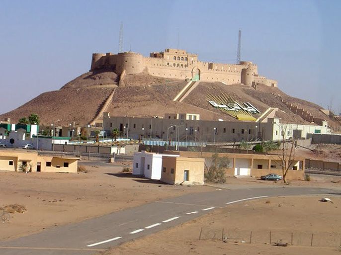 صورة من مدينة سبها Sabha تظهر فيها قلعة سبها - الموسوعة