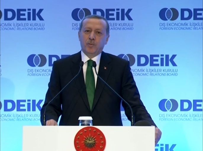 أردوغان يحذر من كيان كردي شمالي سوريا