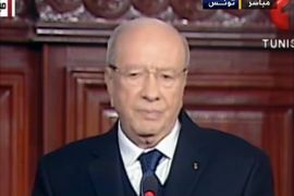 الباجي قايد السبسي يؤدي اليمين الدستورية رئيسا لتونس
