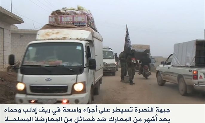 جبهة النصرة تسيطر على أجزاء واسعة بريف إدلب وحماة