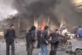 القصف على مدينة الباب بسوريا
