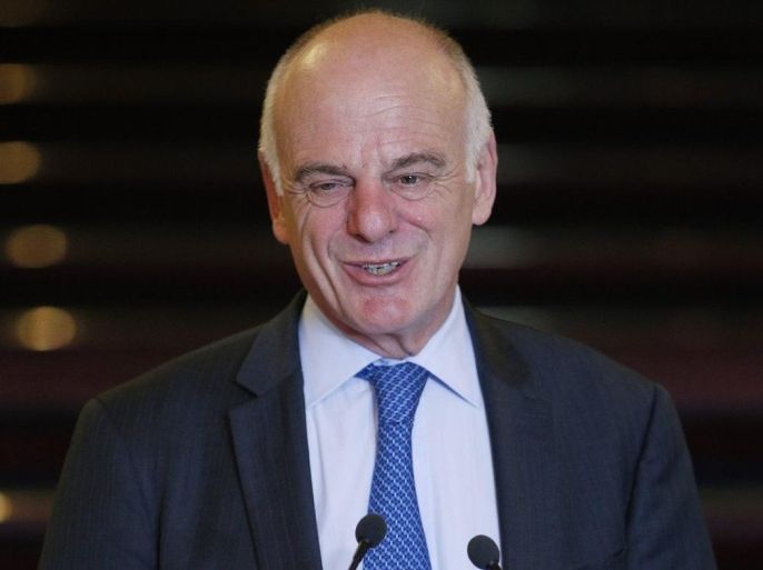 Senior UN System Coordinator for Ebola Virus Disease, David Nabarro speaks after his meeting with French Minister for Foreign Affairs, Laurent Fabius at Quai d'Orsay in Paris, France, 21 October 2014. Nigeria was declared Ebola-free Monday by the World Health Organization (WHO) after recording no new confirmed cases for 42 days, twice the incubation period for the deadly virus. The United Nations organization attributed the success to Nigeria's rapid adaptation of a polio eradication plan to instead fight Ebola, including information campaigns and international support.
