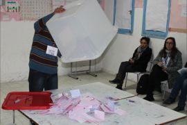 اغلاق صناديق الاقتراع بمركز حي الخضراء بتونس العاصمة