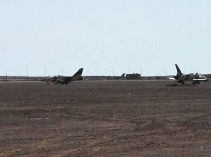 قوات فجر ليبيا تسيطر على قاعدة براك الشاطئ الجوية