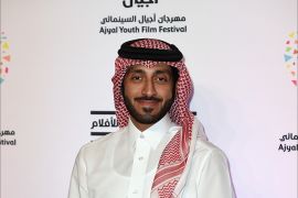 المخرج يوسف المعضادي الفائز بجائزة أفضل فيلم في مسابقة "صنع في قطر "