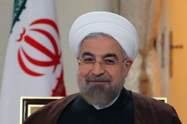 A handout picture made available by the presidential official website shows Iranian president Hassan Rowhani during a live interview with Iran's state TV (IRIB), in Tehran, Iran, 13 October 2014. Rowhani hoped that his country will reach the final nuclear deal over its nuclear program with world powers. Iran denies Western allegations that it is seeking to develop the capability to produce nuclear weapons and has not offered new measures on clarifying the remaining topics. EPA/HO