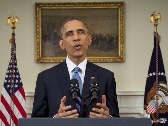 ‪باراك أوباما وصف الملك عبد الله بالقائد الصادق‬ (رويترز-أرشيف)