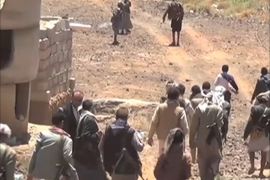 مسلحون حوثيون يهاجمون منطقة أرحب اليمنية