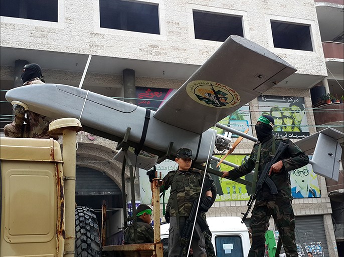 طائرة القسام التي عرضها في العرض العسكري