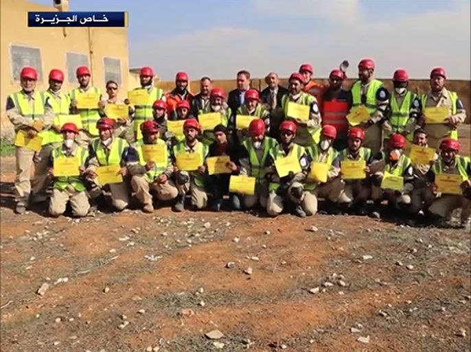 مركز لتدريب أفراد الدفاع المدني وتأهيلهم في حلب