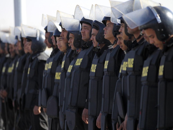 ‪(رويترز)‬ الأمن أولوية قصوى في عقيدة القضاء المصري