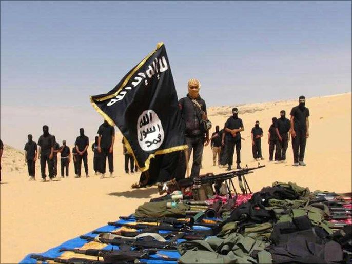 ‪صورة لجماعة أنصار بيت المقدس في سيناء نشرت على حسابهم على تويتر‬ (ناشطون)