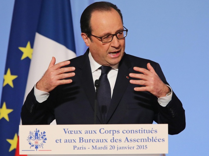 ‪هولاند: سنعزز قوانين مكافحة الإرهاب لحماية الفرنسيين‬ (الأوروبية)