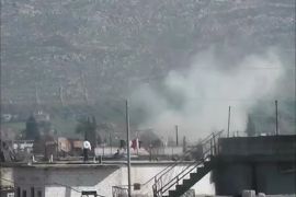 قصف بالبراميل المتفجرة على سهل الغاب بريف حماة
