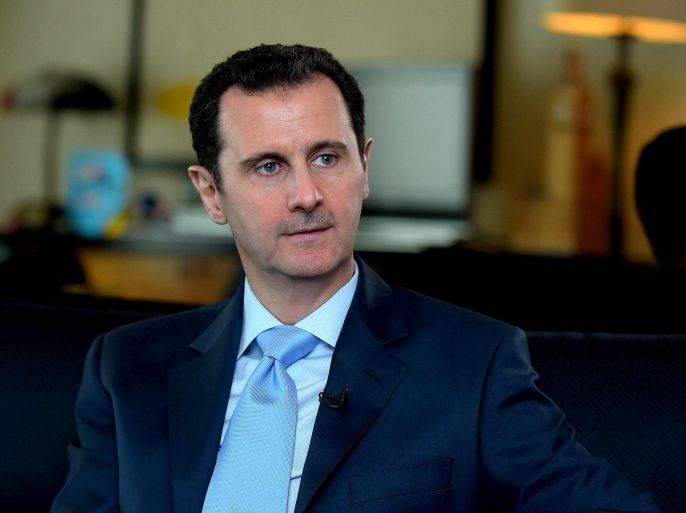 A handout picture made available on 15 January 2015 by official Syrian Arab News Agency (SANA), shows Syrian President Bashar al-Assad speaking during an interview with the Czech newspaper Literarni noviny in Damascus, Syria, 08 January 2015. President Bashar al-Assad stressed that killing civilians is terrorism, regardless of the political views of those killed, noting that the events in France brought European policies to account. EPA/SANA/HANDOUT