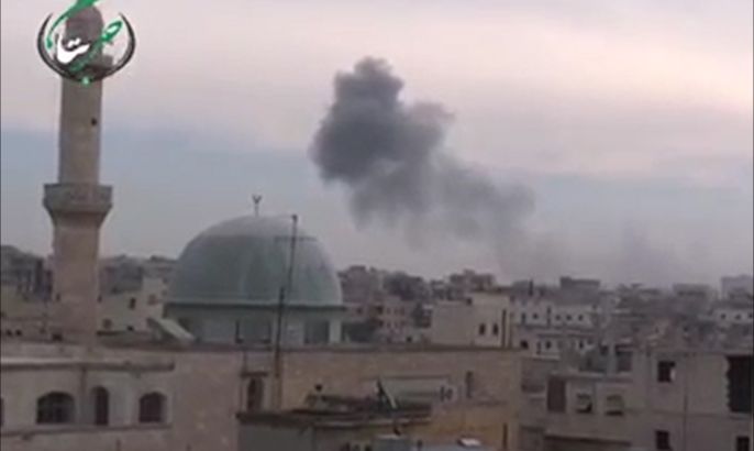 الطيران الحربي يقصف حريتان بريف حلب