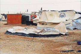 صور المخيم اليوم من داخل مخيم الزعتري تظهر جانبا من الأضرار