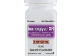 KOMBIGLYZE(TM) XR (saxagliptin and metformin HCl extended-release) tablets.