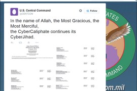 ‏عاجل | مؤيدون لتنظيم الدولة الإسلامية يخترقون حساب تويتر التابع للقيادة المركزية الأميركية