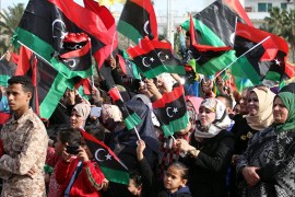 احتفالات الليبيين بالذكرى الرابعة لثورتهم