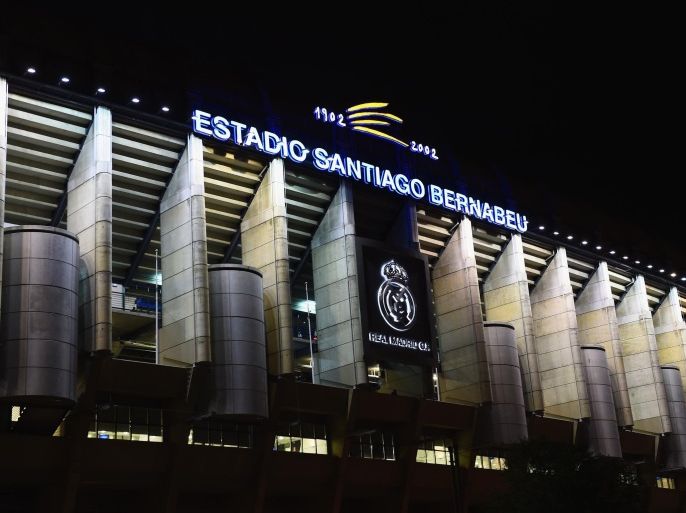 MADRID, SPAIN - NOVEMBER 04: A general view prior to the UEFA Champions League Group B match between Real Madrid CF and Liverpool FC at Estadio Santiago Bernabeu on November 4, 2014 in Madrid, Spain.