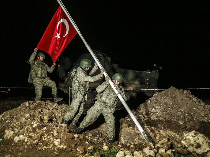 وضعت منطقة في قرية "آشمة" بسوريا تحت سيطرة الجيش التركي، ورُفع العلم التركي بها، تمهيدا لنقل رفات "سليمان شاه" إليها.