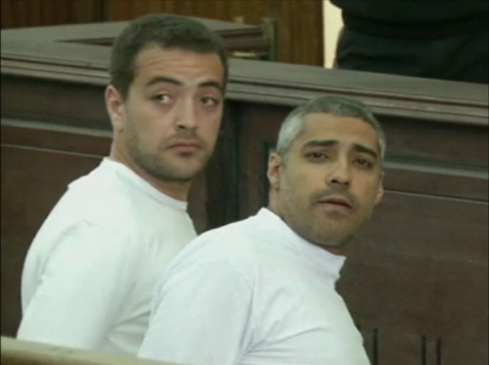 صورة الزملاء باهر محم ومحمد فهمي المعقتلين في مصر