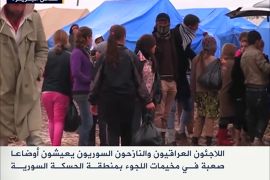 معاناة اللاجئين العراقيين والنازحين السوريين بمخيمات الحسكة