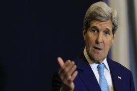 U.S. Secretary of State John Kerry speaks during a press conference at an economic conference, in Sharm el-Sheikh, Egypt, Saturday, March 14, 2015. Kerry said he hopes Israel elects a government that can address the country's domestic needs and also "meets the hope for peace." Kerry said whatever decision Israeli voters make in the election Tuesday, he hopes there will be the chance to move forward on peace efforts afterward. (AP Photo/Thomas Hartwell)