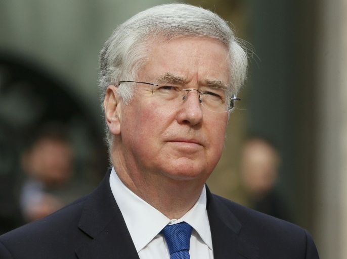 Britain's Defence Secretary Michael Fallon arrives for the Afghanistan service of commemoration at St Paul's Cathedral in London March 13, 2015. REUTERS/Stefan Wermuth (BRITAIN - Tags: CONFLICT MILITARY RELIGION POLITICS ANNIVERSARY)