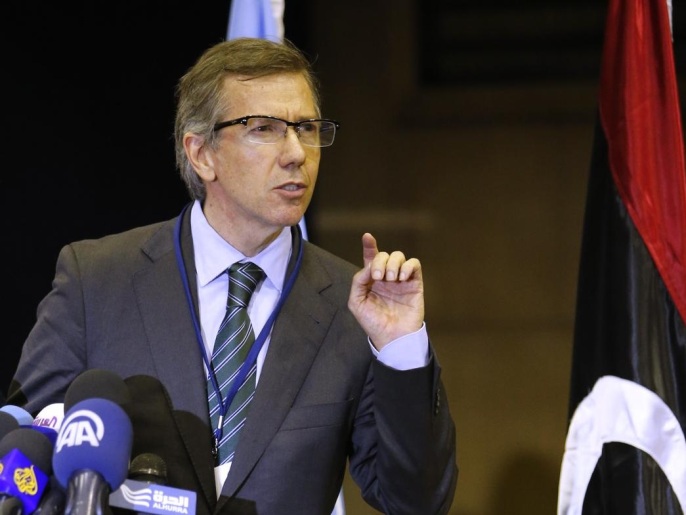 ‪ليون حذر من أن عدم التوصل إلى اتفاق قد يقود إلى مخاطر عديدة في ليبيا‬ ليون حذر من أن عدم التوصل إلى اتفاق قد يقود إلى مخاطر عديدة في ليبيا (غيتي)