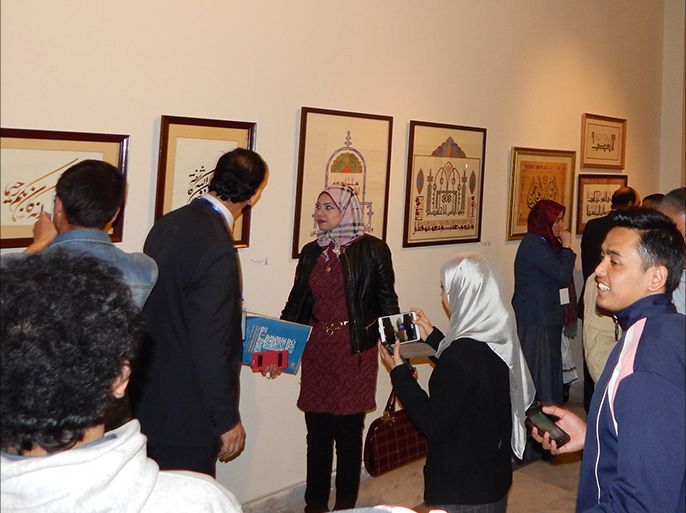 افتتاح ملتقى القاهرة الأول لفنون الخط العربي